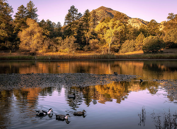 (November) Early Autumn Morning on Granite Basin Lake