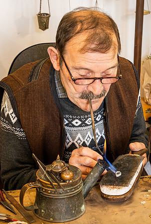 Jewelry Maker Creating a Ring (2024)