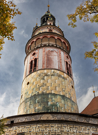 Colorful Renaissance Castle Tower
