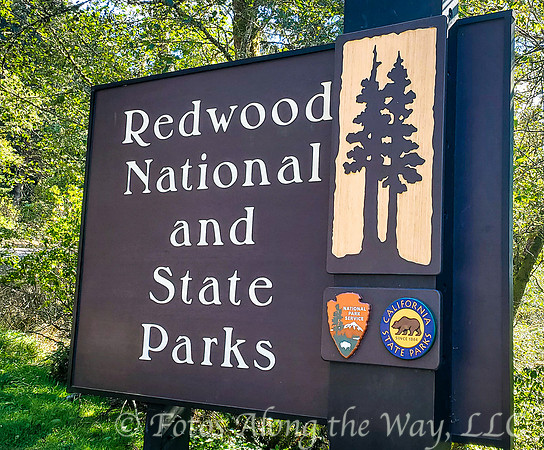 Redwood National and State Parks sign (California)