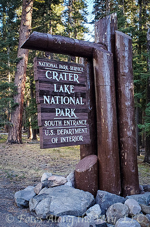 Crater Lake National Park Sign (Oregon)