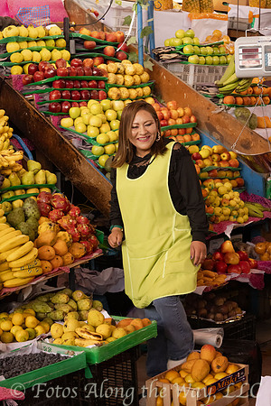 Fruit Vendor at Market (Peru)