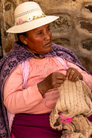Woman Knitting Alpaca Sweater (Peru)