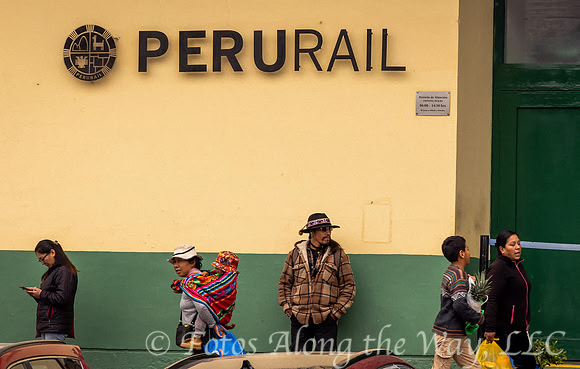Outside the Train Station (Peru)