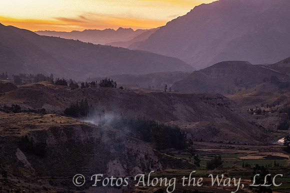 Colca Canyon at Sunset (Peru)
