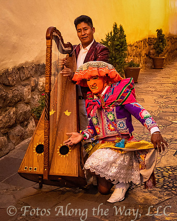 Entertainers in Cusco (Peru)