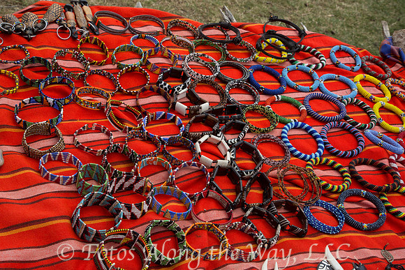 Maasai Market - Bangles for Sale (Kenya)