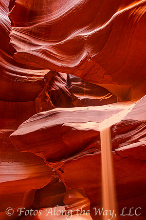 Sand Running off Rock (Arizona)