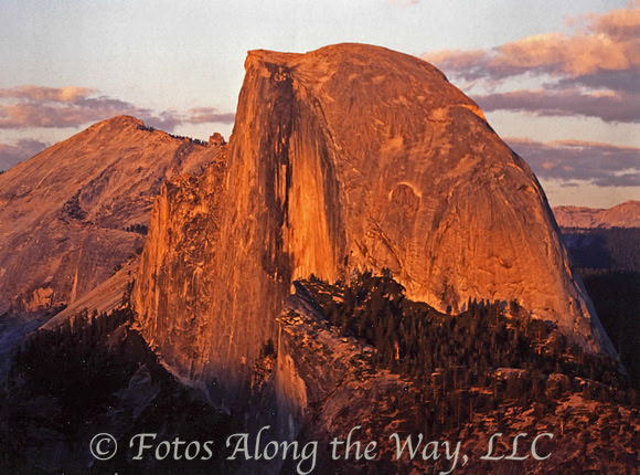 Half Dome at Sunset (California)