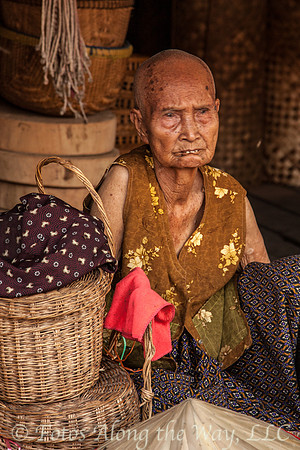 Elder Basket Vendor (Cambodia)