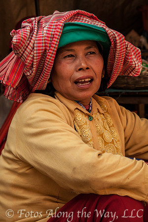 Woman in Headdress (Cambodia)