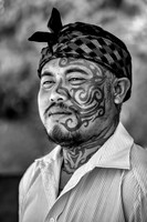 Man with Tattooed Face (Bali, Indonesia, 2018)