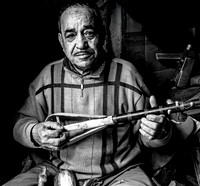 Wood Worker with Unfinished Instrument (Morocco, 2016)