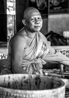 Elder Monk Giving Blessings (Cambodia)