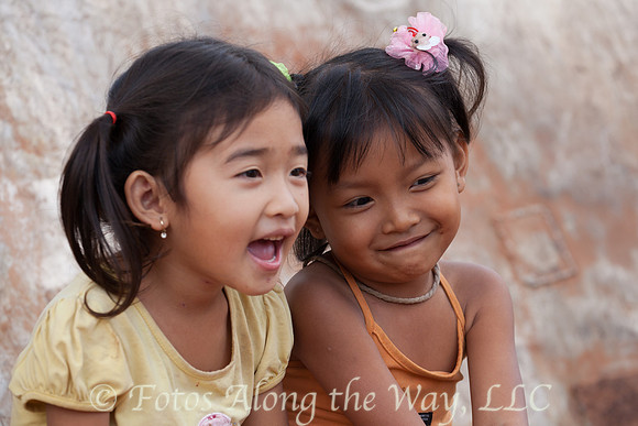 Two Girls Laughing (Cambodia)