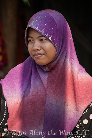 Young Muslim Woman Smiling (Cambodia)
