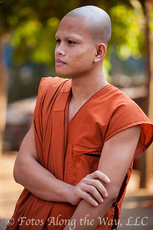 Pensive Monk (Cambodia)