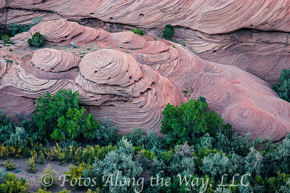 Canyon de Chelly Pancake Rocks (Arizona)