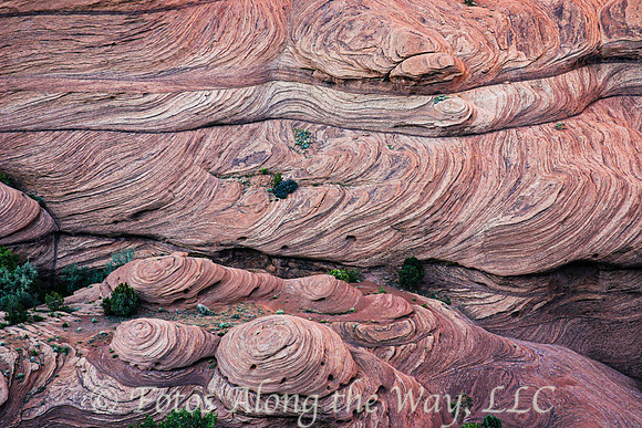 Canyon de Chelly Swirling Rocks (Arizona)