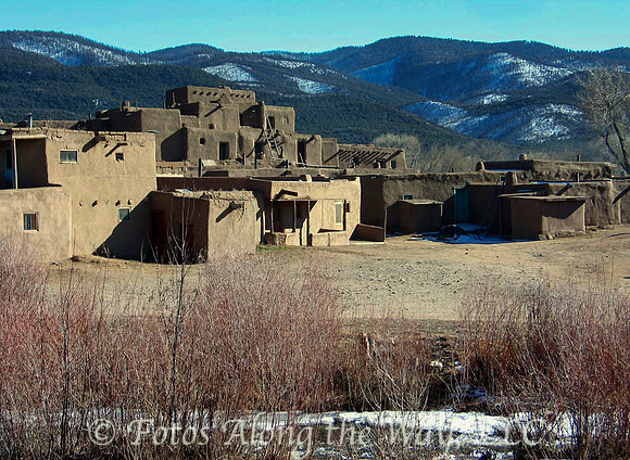 Taos Pueblo in Winter (New Mexico)