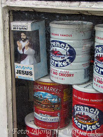 Jesus & Cans in the Window (New Orleans)