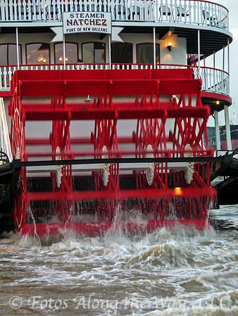 Riverboat Paddle in Motion (New Orleans)