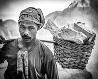 Sulphur Mine Carrier Portrait (Java, Indonesia, 2018)