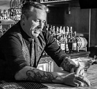 Bartender Serving a Martini (Arizona, 2017)