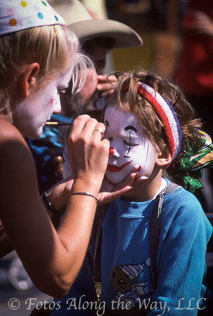 Girl Getting Face Painted (Texas)
