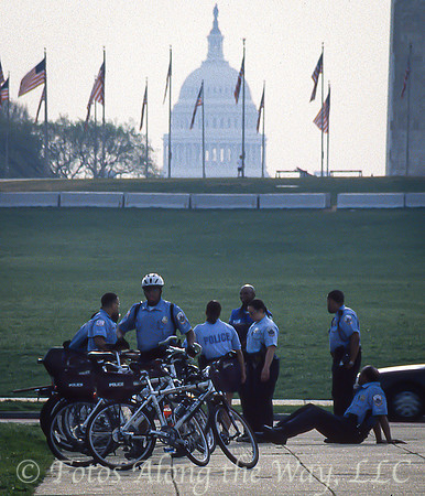 Capitol Police on Washington Mall (District of Columbia)