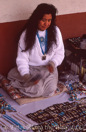 American Indian Woman Selling Jewelry (New Mexico)
