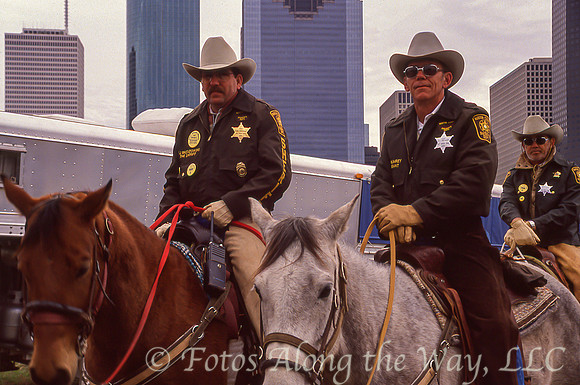 Sheriffs on Horseback in the City (Texas)