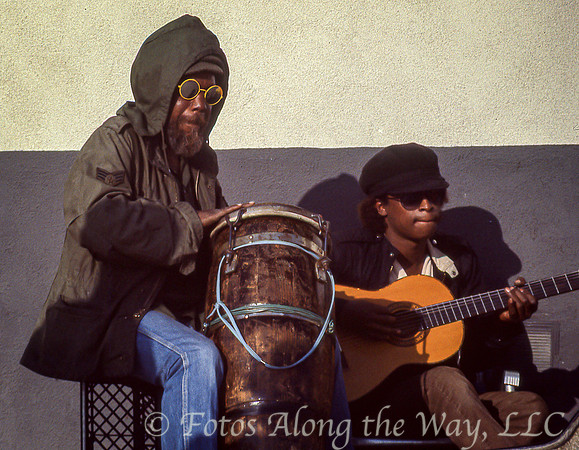 Two Musicians Busking (California)