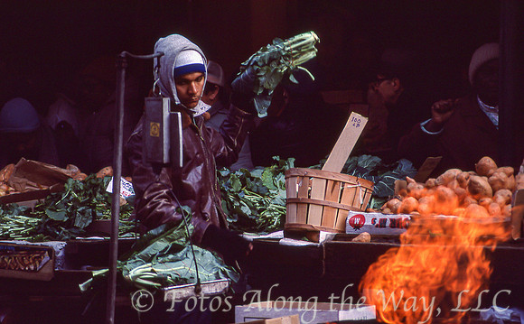 Selling Greens on a Cold Morning (Pennsylvania)