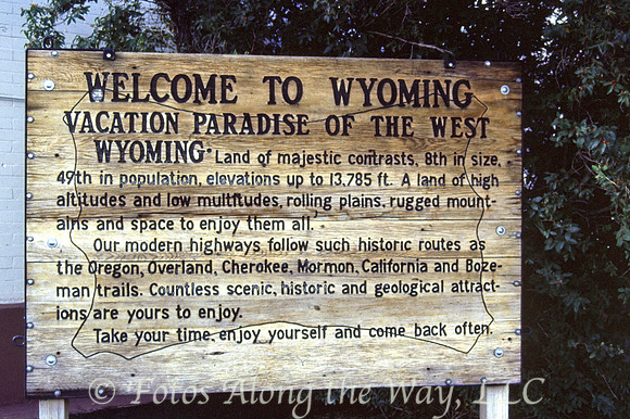 State Welcome (Wyoming)