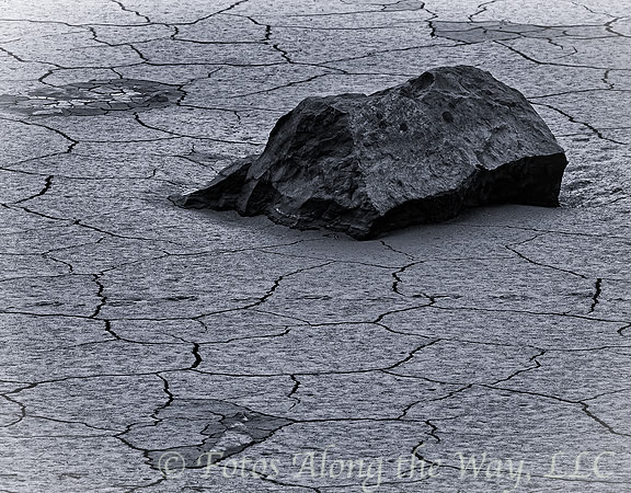 Rock and Cracked Terrain (Iceland, 2019)