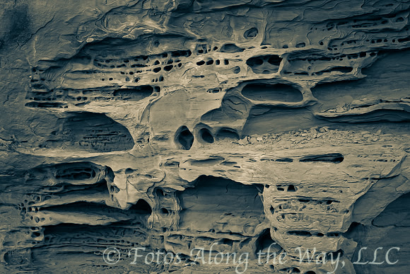 Sandstone Wall with Holes (Utah, 2007)