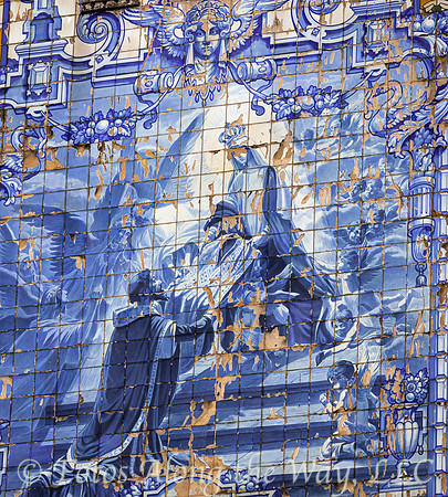 Tile Art on Church Exterior (Portugal)