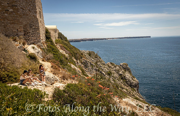 Young Women Enjoying the Algarve Coast (Portugal)