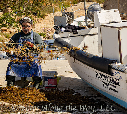 Fisherman Cleaning Nets (Portugal)