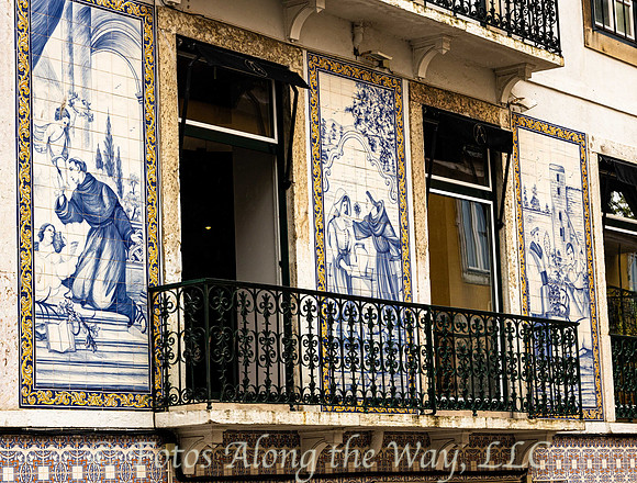 Tiled Art on Alfama Building (Portugal)