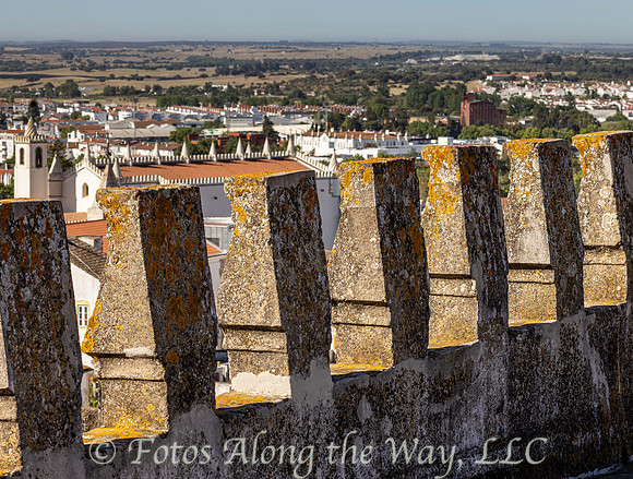 Evora Area from Cathedral Rooftop (Portugal)