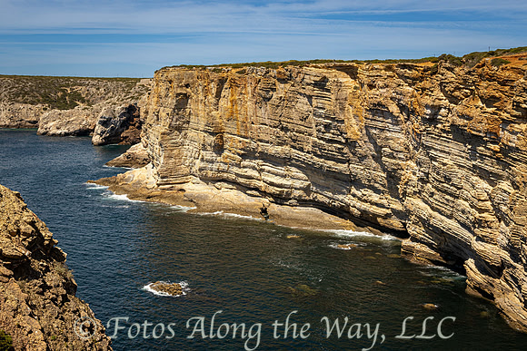 Cliffs on the Algarve Coast (Portugal)