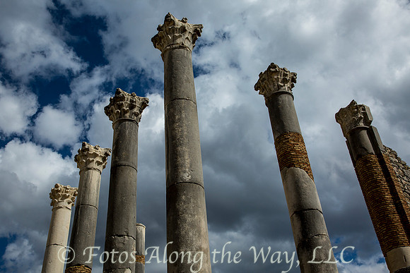 Columns at Volubilis (Morocco)
