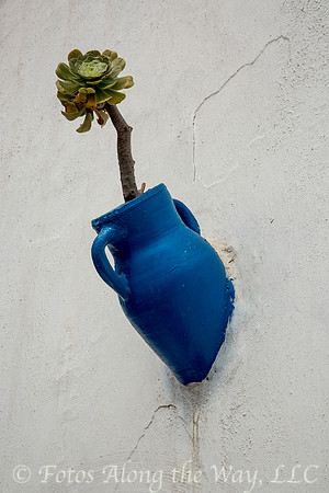 Blue Wall Vase (Morocco)