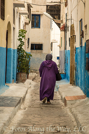 Woman in Purple Caftan (Morocco)
