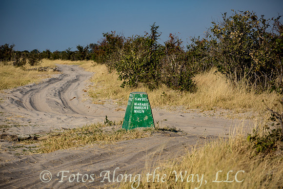 Typical Sandy Road (Botswana)