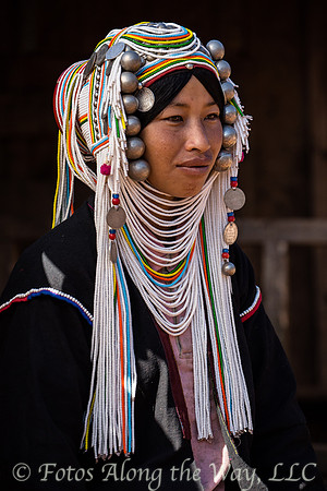 Portrait of Akha Tribe Woman (Myanmar)