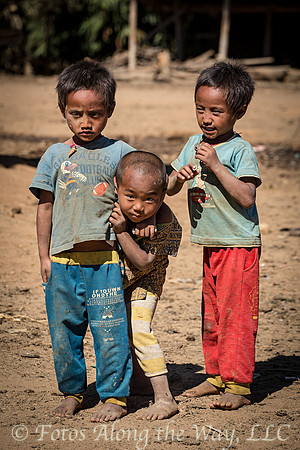 Tribal Village Boys (Myanmar)