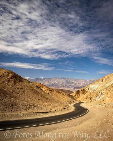 Artists Drive at Death Valley (California)